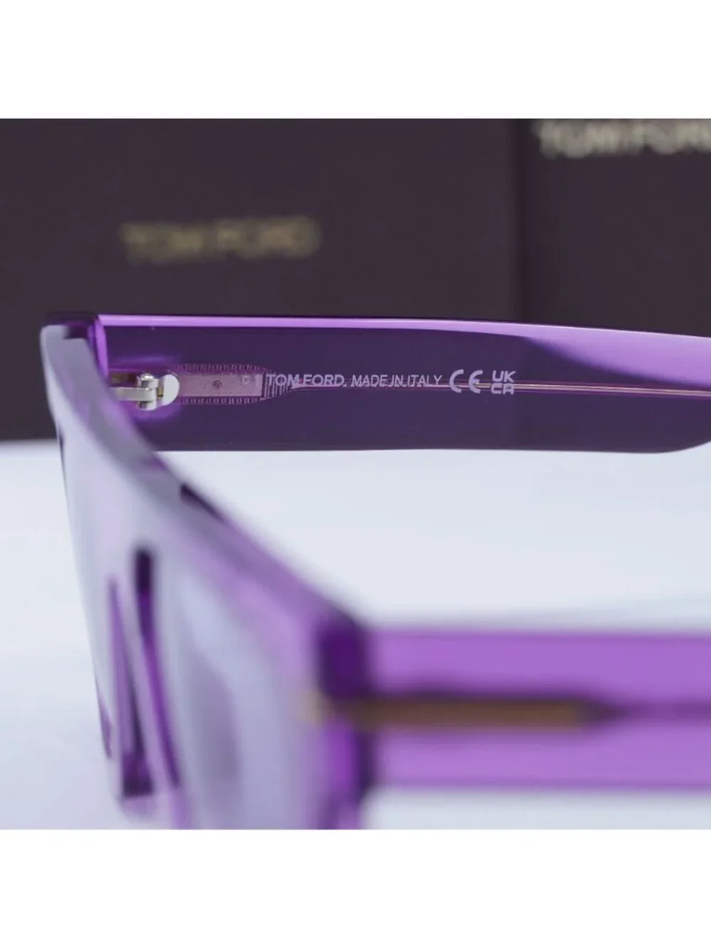 Tom Ford Fausto FT0711 81Y Square Unisex Sunglasses - Violet